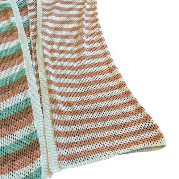 Torrid Sleeveless Stripe Sweater Duster Vest Long Length Size 3X 4X Women's NWT - Picture 7 of 12